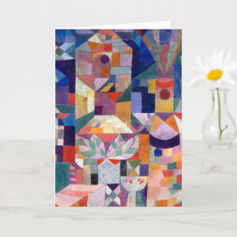 Burggarten - Paul Klee - Karte