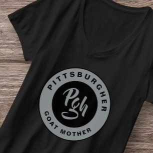 Burgh Black Gold Fitness Active Wear Retro Yinzer T-Shirt