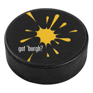 'Burgh gehabt? Eishockey Puck