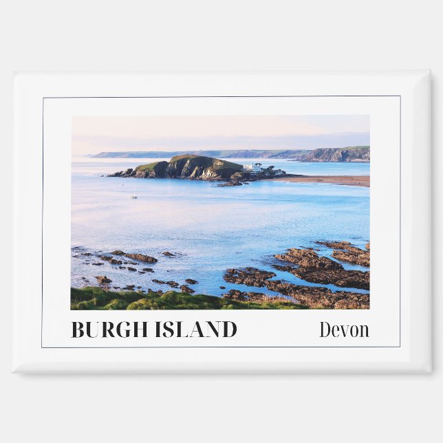 Burgh Island, Devon, England Magnet (Vorderseite)