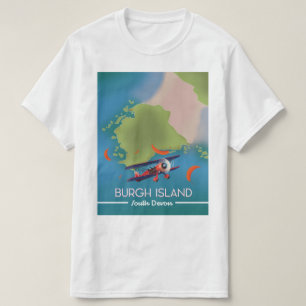 Burgh Island Devon Reiseplan T-Shirt