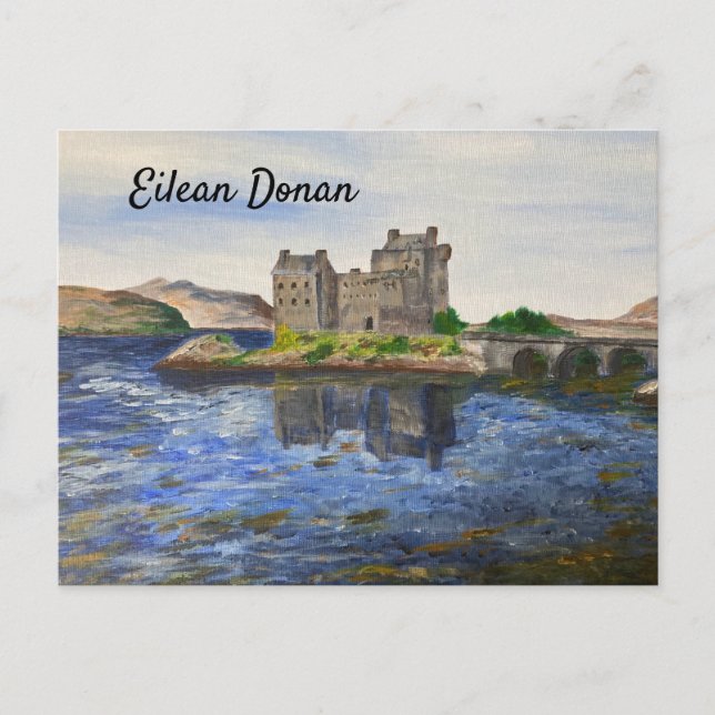 Burgkarte Eilean Donan Postkarte (Vorderseite)