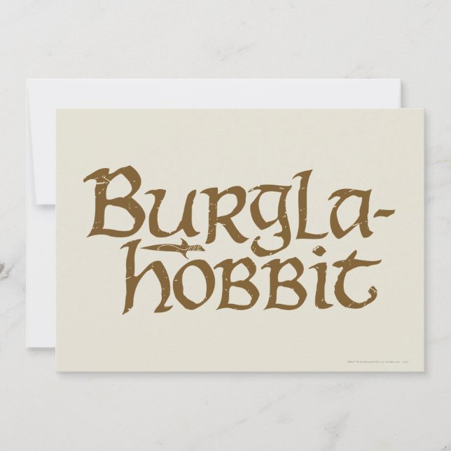 Burgla Hobbit (Vorderseite)
