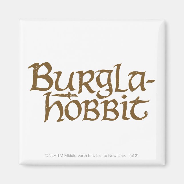 Burgla Hobbit Magnet (Vorne)