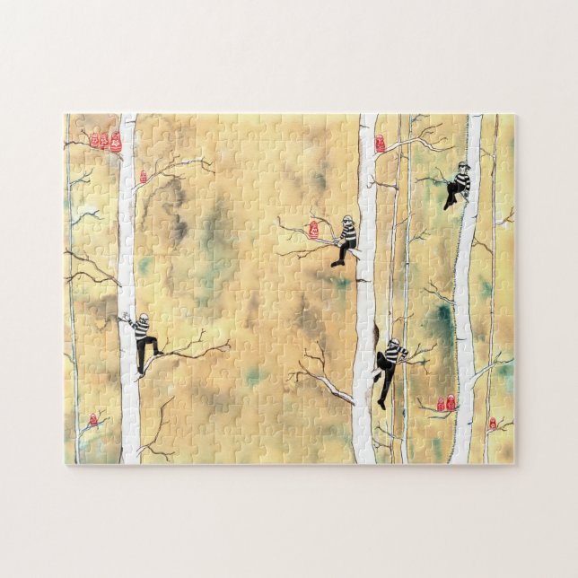 Burglars & Russische Nesting Puzzle (Horizontal)