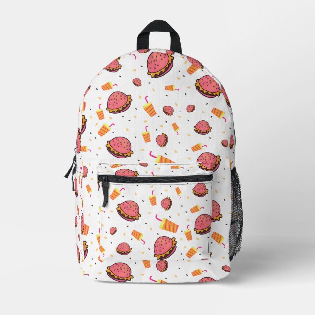 Burgmuster bedruckte Rucksäcke (Vorderseite)