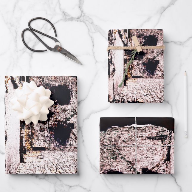 Burgschädel Geschenkpapier Set (Vorderseite)