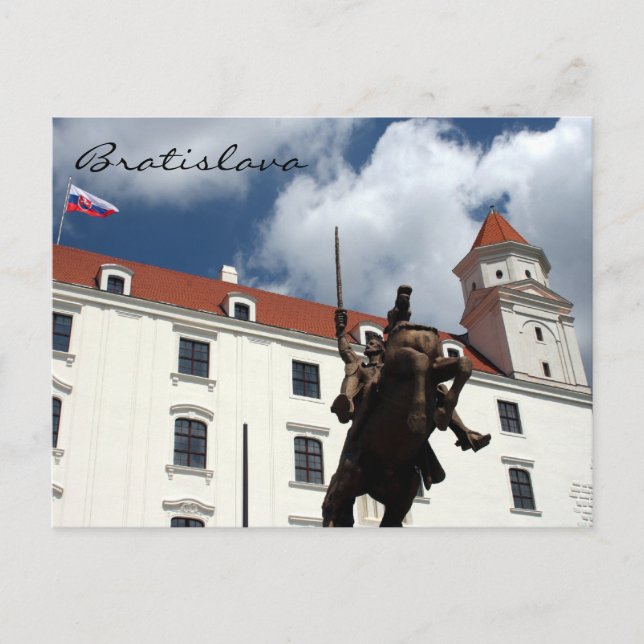 Burgstatue Postkarte (Vorderseite)