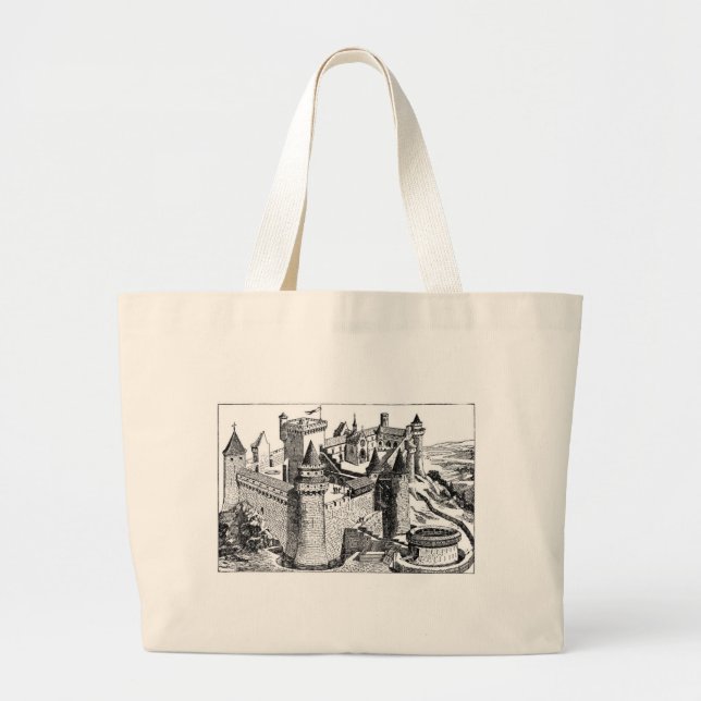 Burgtasche Jumbo Stoffbeutel (Vorne)