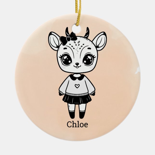 Burgtuch Keramik Ornament (Vorne)