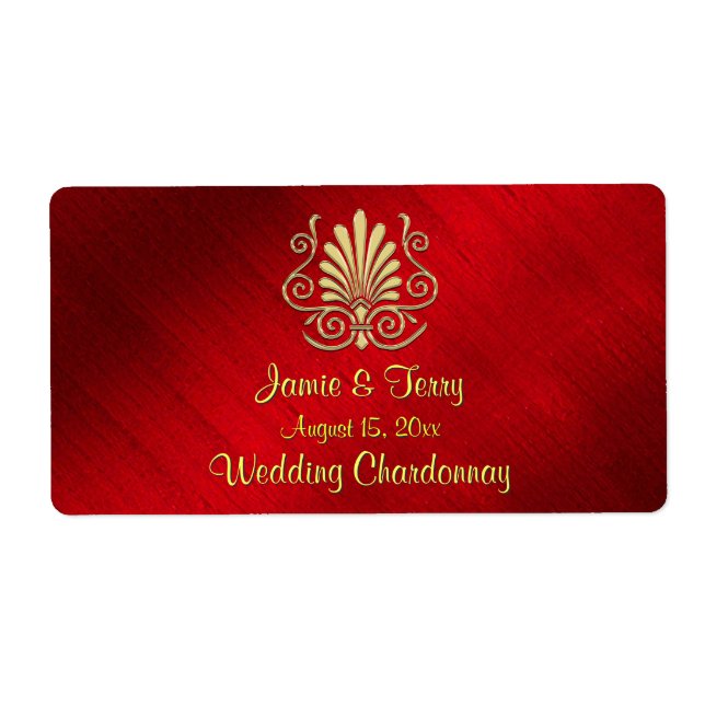 Burgund Art Deco Party D'Arte e Cultura (Vorne)