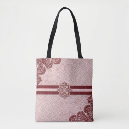 Burgund & blassem Rosa AI-Kunst 