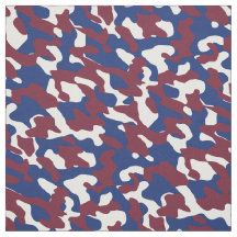 Burgund, Blau und Weiße Camouflage