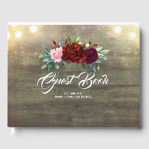 Burgund Blume - Peony Rustic Wedding