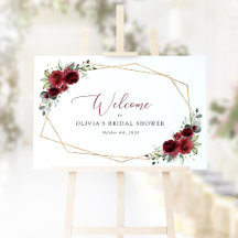 Burgund-Blume, Rote Blume, Bridal Willkommen