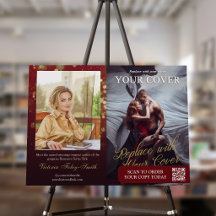 Burgund Bokeh Romance Buchlaunch QR Code