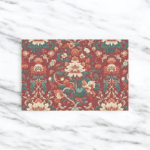 Burgund Chinoiserie Grandmillenial Toile