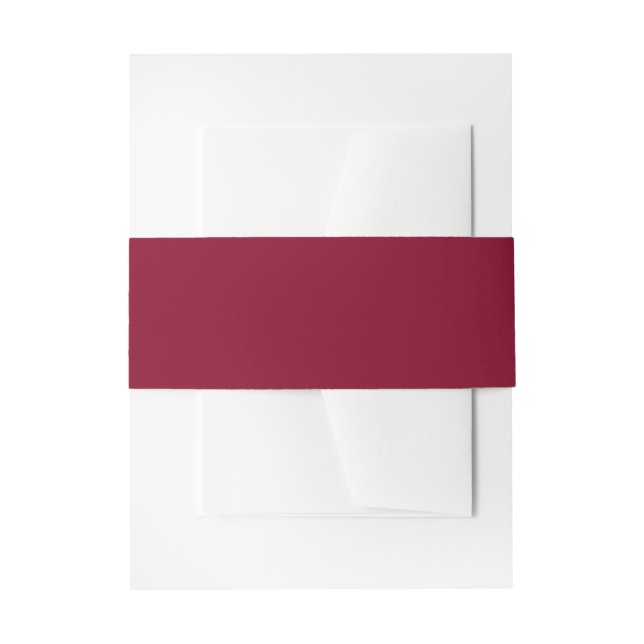 Burgund Einladungsbanderole (Vorderseite Beispiel)