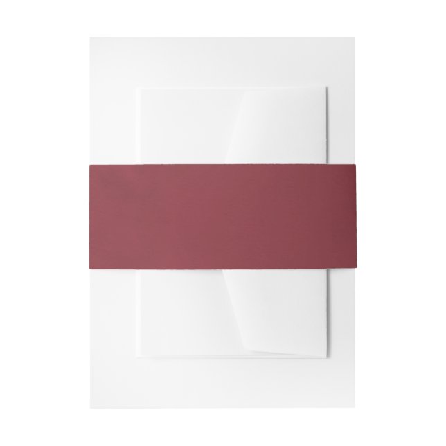 Burgund Einladungsbanderole (Vorderseite Beispiel)