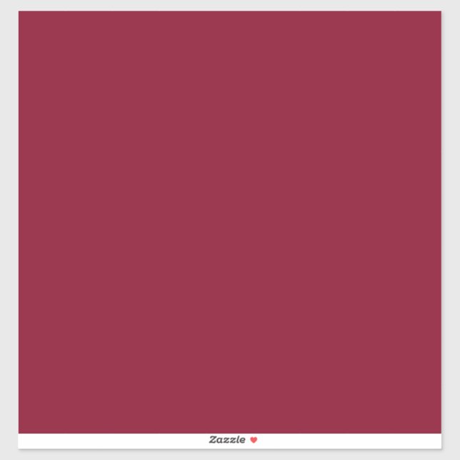 Burgund (feste Farbe) Aufkleber (Blatt)
