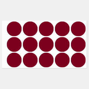 Burgund (feste Farbe) Etiketten