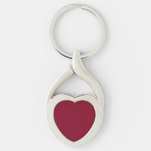 Burgund (feste Farbe) Schlüsselanhänger