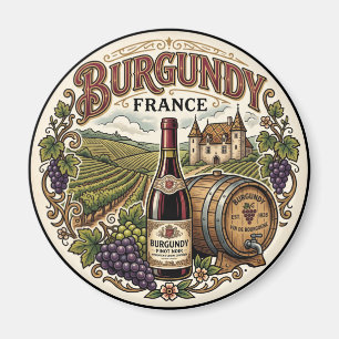 Burgund Frankreich Magnet