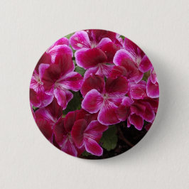 Burgund Geranium Button