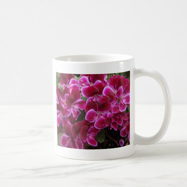 Burgund Geranium Tasse (Rechts)