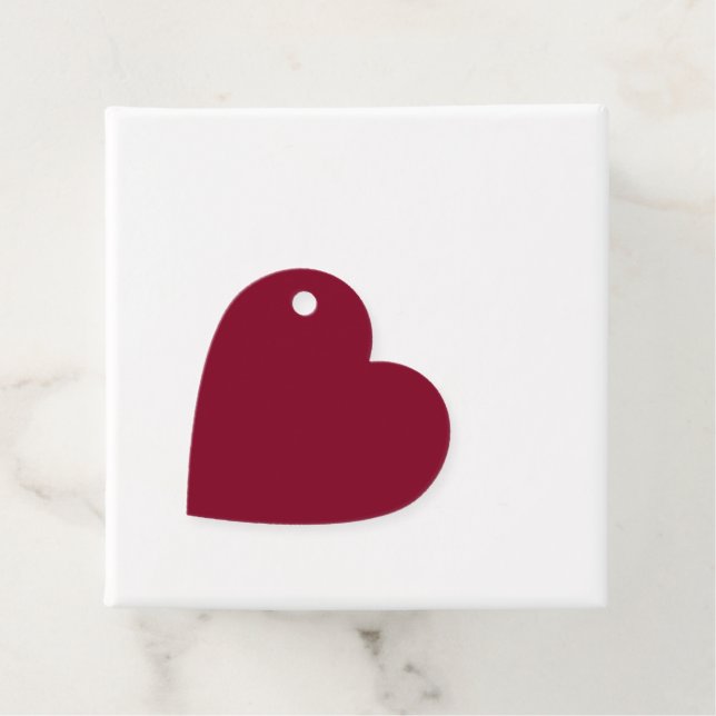 Burgund Geschenkanhänger (Beispiel)