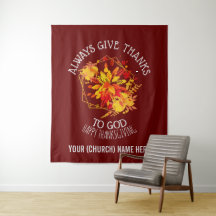 Burgund GIBT IMMER DANKE AN GOTTES Erntedank