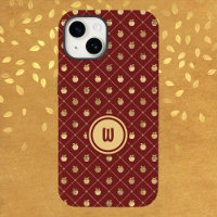 Burgund-Gold-Diagonal-Apple-Muster