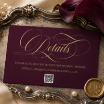 Burgund Hochzeit einfach klassisch