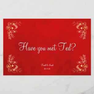 Burgund-Hochzeitstisch