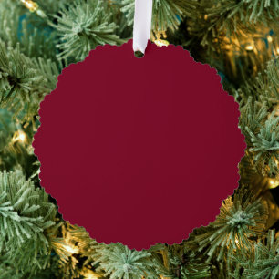 Burgund Ornament Karte