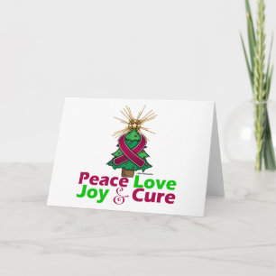 Burgund Ribbon Weihnachten Frieden Liebe, Freude &