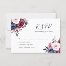 Burgund Rosa Blütenfarbenhochzeit