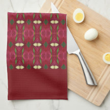 Burgund rosa und grün