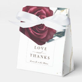 Burgund-Rose Geschenkschachtel