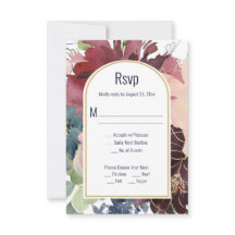 Burgund, Rosé, Navy Gold Bogen RSVP