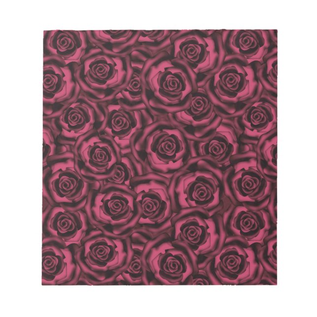 Burgund-Rose Notizblock (Vorderseite)