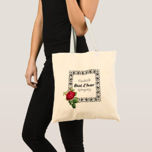 Burgund Rose Trauzeugin Ehrengeschenk Tragetasche