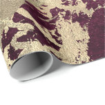 Burgund Rübengeschmolzene Goldmarble Shiny Metal Geschenkpapier<br><div class="desc">Minimalismus und Eleganz nach den Trends der Inneneinrichtung. Für viele Luxus-Glam-Situationen</div>