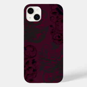 Burgund & Schwarz Dark Garden Gothic Glamour Case-Mate iPhone 14 Plus Hülle