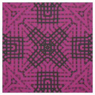 Burgund, Schwarz und Bordeaux, geometrisch, Spitze Stoff