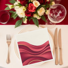 Burgund Serviette