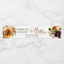 Burgund Sonnenblumen Hochzeitssalon