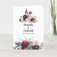 Burgund und Blütenwein Themenflora