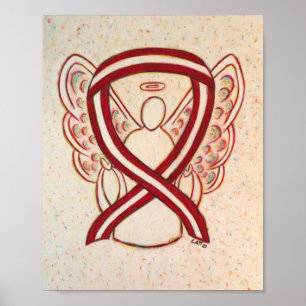 Burgund und Elfenbeinküste - Angel-Plakate Poster