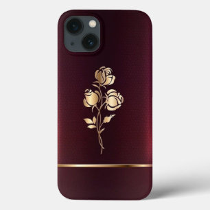 Burgund und Gold Case-Mate iPhone Hülle